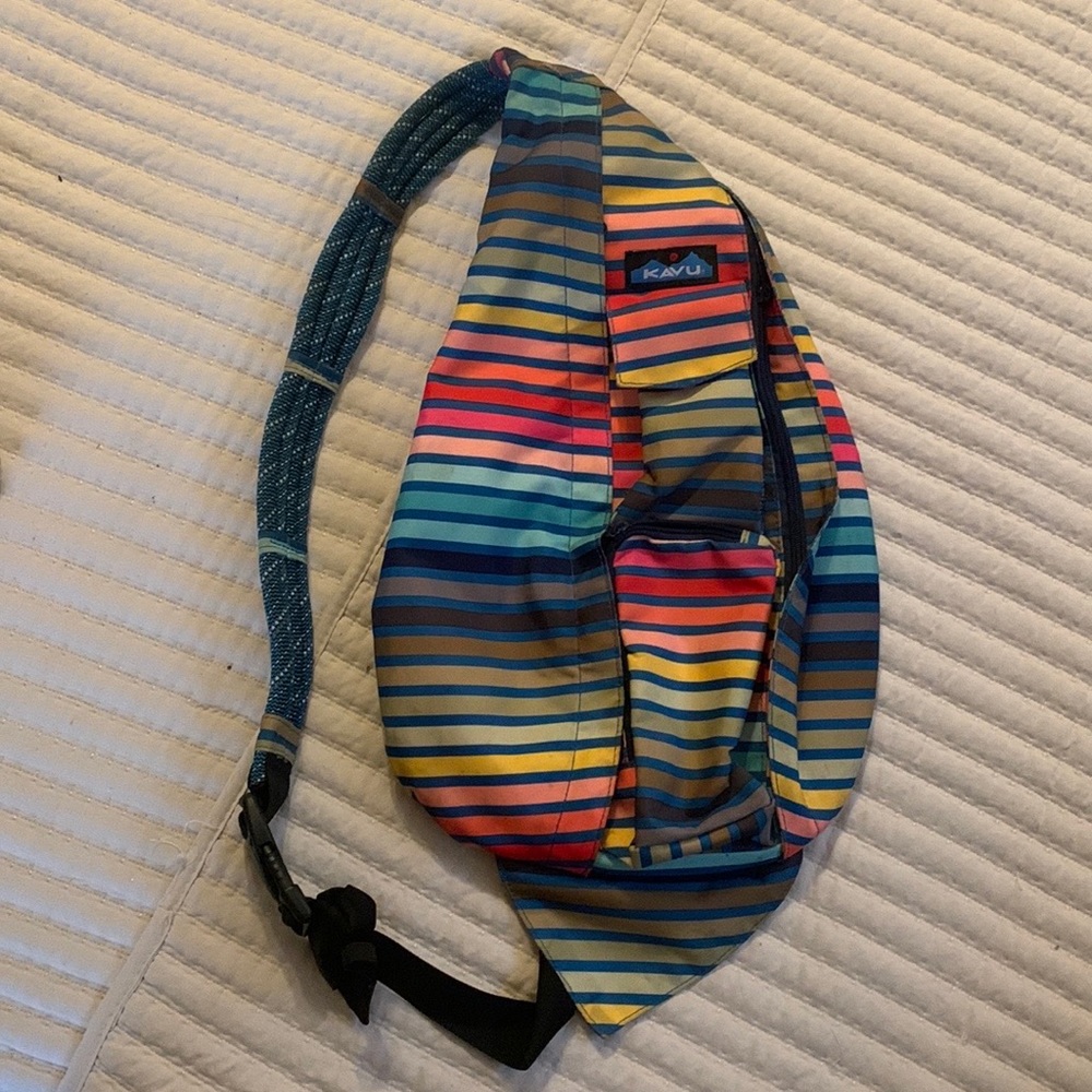 KAVU Multicolor Striped Sling Bag - Women